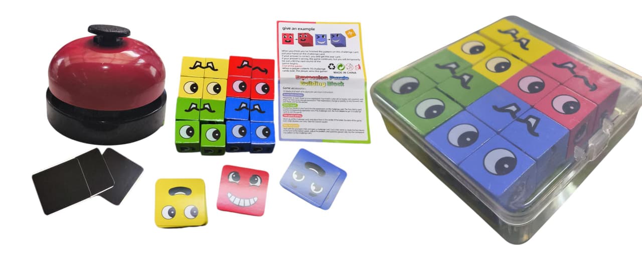 JUEGO MONTESSORI CUBOS CAMBIO DE EMOCION